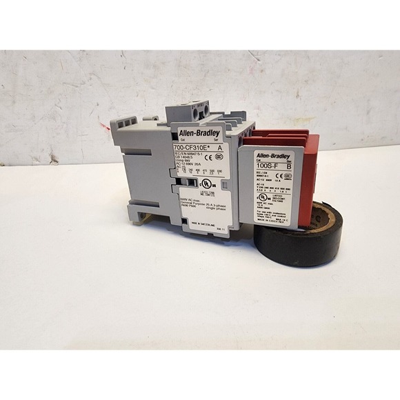 Allen-Bradley 700-CF310E* 24V coil 230-690V 25A W/Auxiliary Contact Block - Picture 5 of 9
